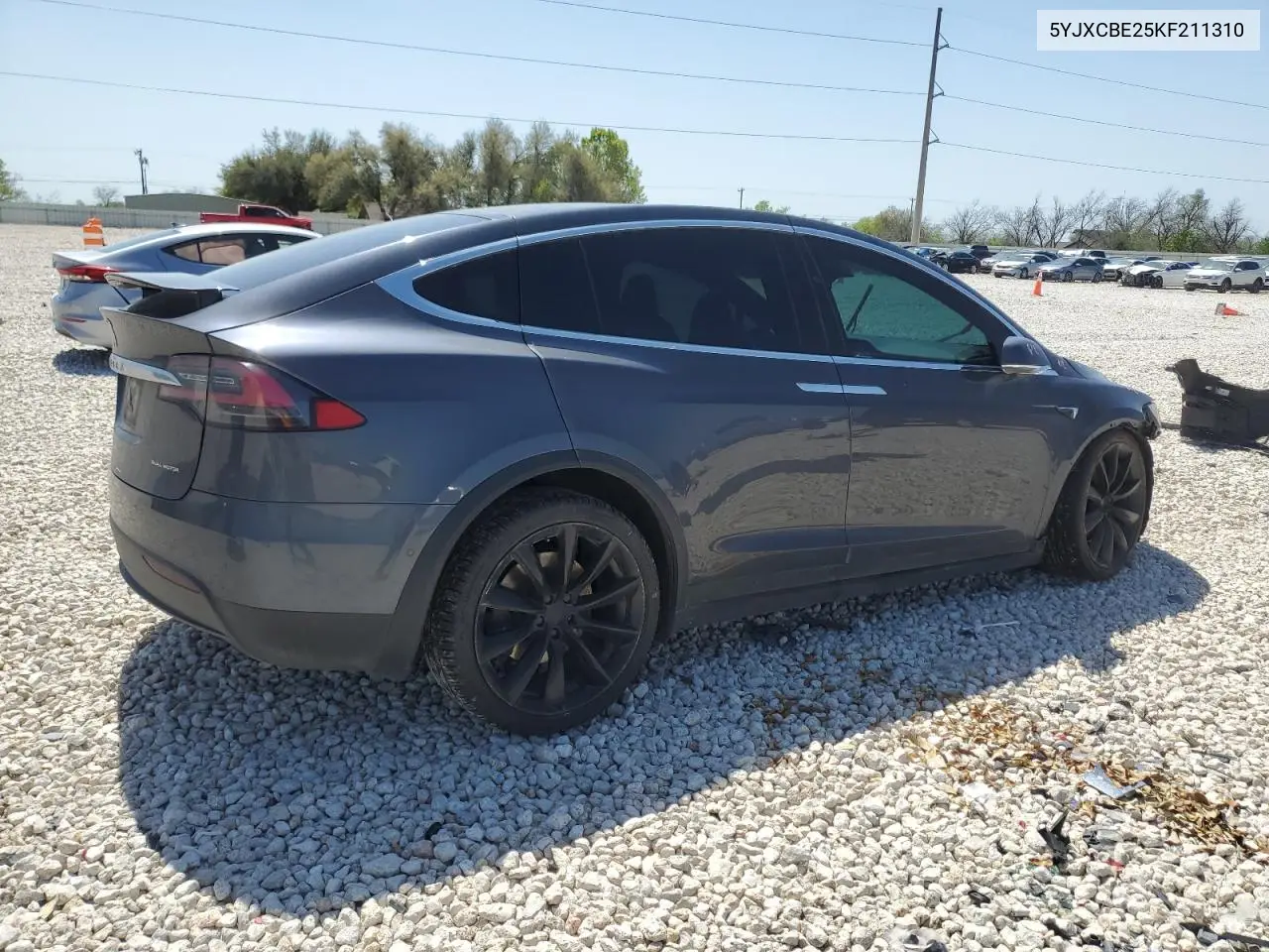 2019 Tesla Model X VIN: 5YJXCBE25KF211310 Lot: 49853035