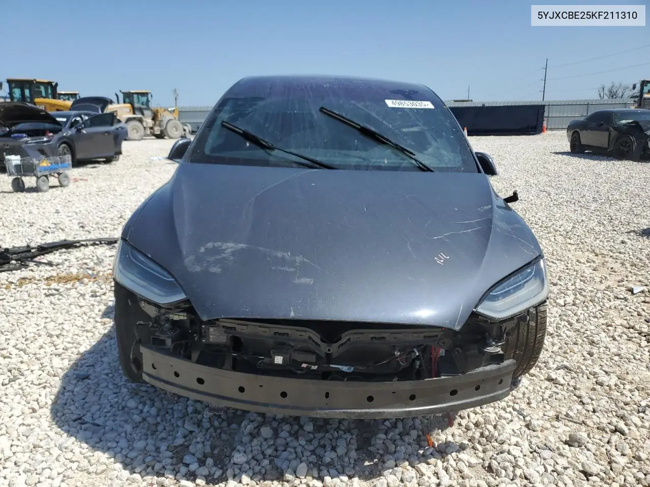 2019 Tesla Model X VIN: 5YJXCBE25KF211310 Lot: 49853035