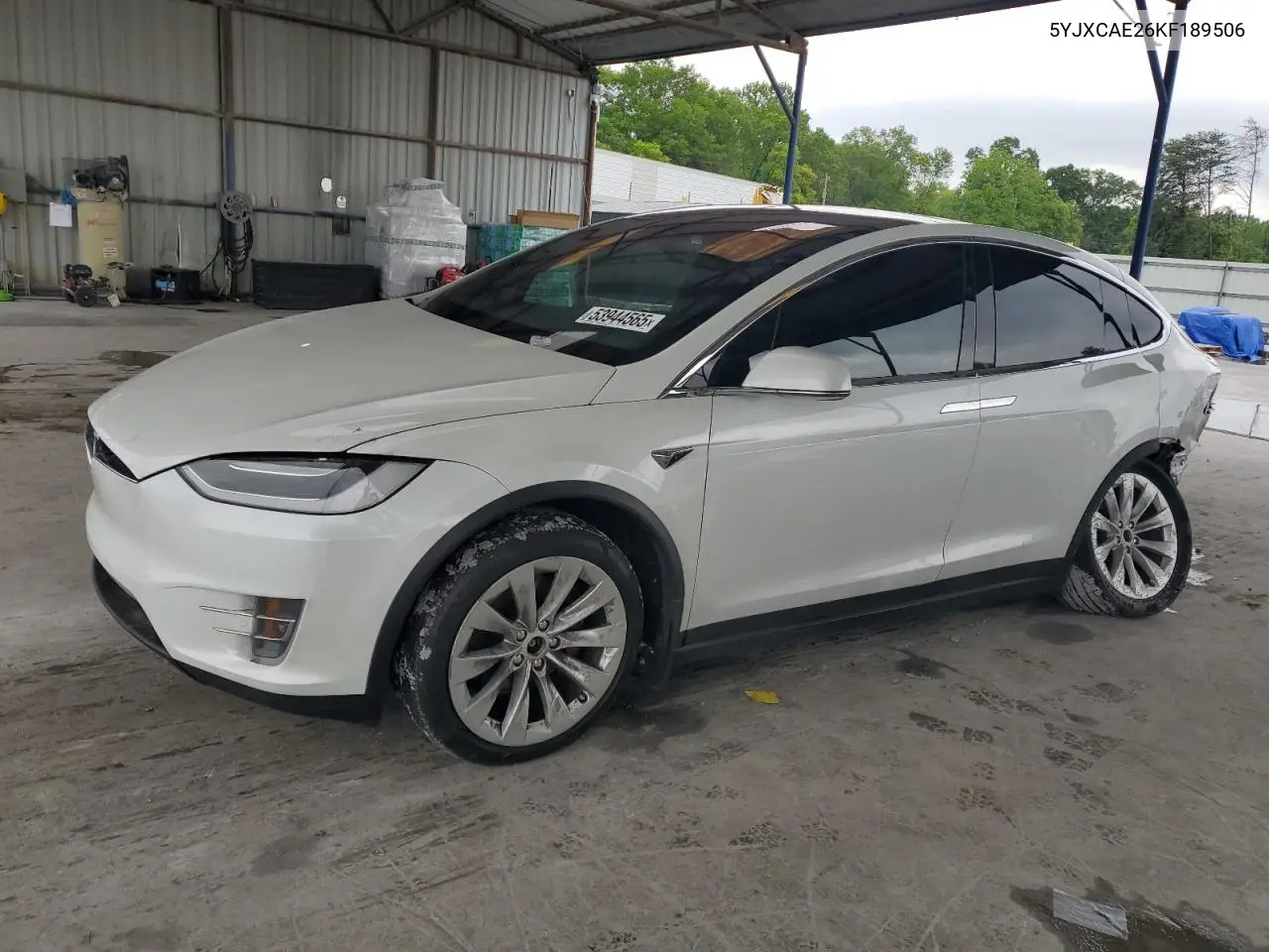 2019 Tesla Model X VIN: 5YJXCAE26KF189506 Lot: 53944565