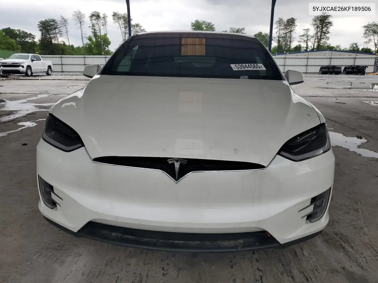 2019 Tesla Model X VIN: 5YJXCAE26KF189506 Lot: 53944565