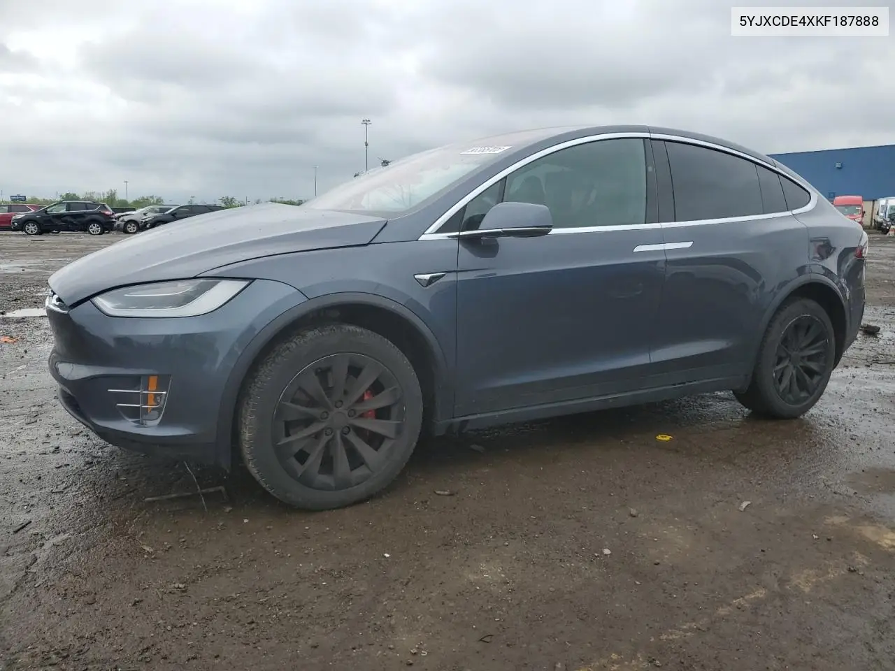 2019 Tesla Model X VIN: 5YJXCDE4XKF187888 Lot: 56365705