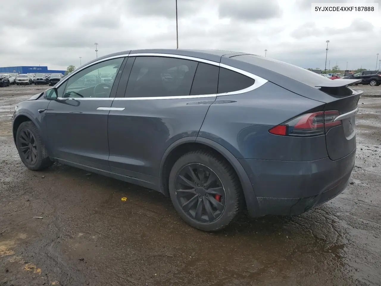 2019 Tesla Model X VIN: 5YJXCDE4XKF187888 Lot: 56365705