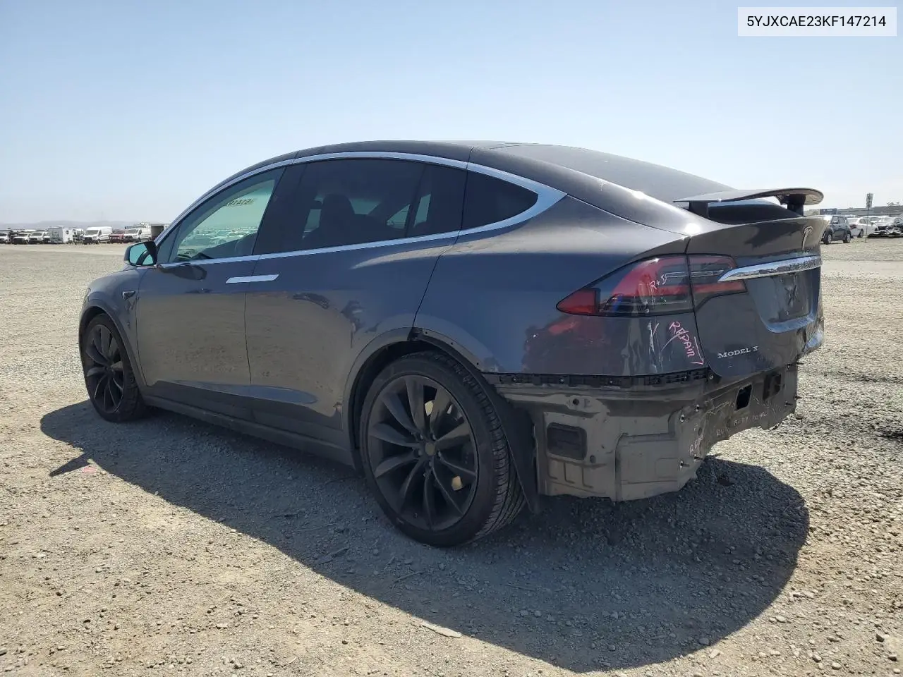 2019 Tesla Model X VIN: 5YJXCAE23KF147214 Lot: 61419265