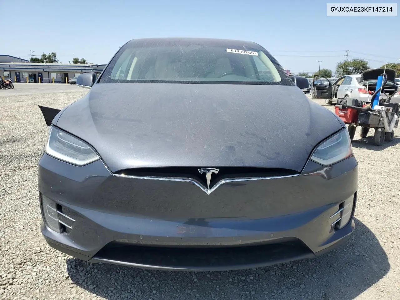 2019 Tesla Model X VIN: 5YJXCAE23KF147214 Lot: 61419265
