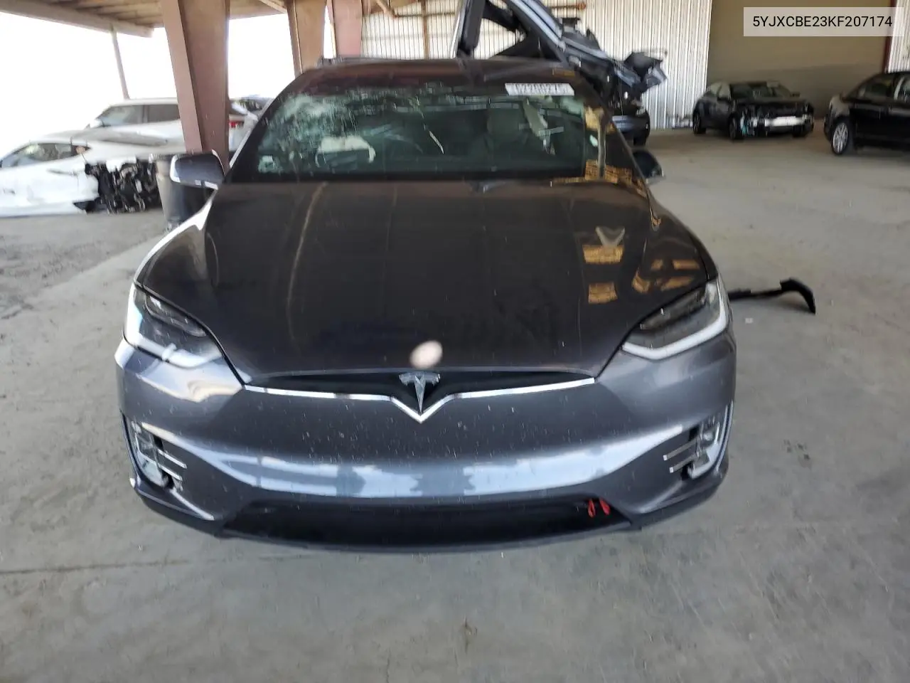 2019 Tesla Model X VIN: 5YJXCBE23KF207174 Lot: 62200275