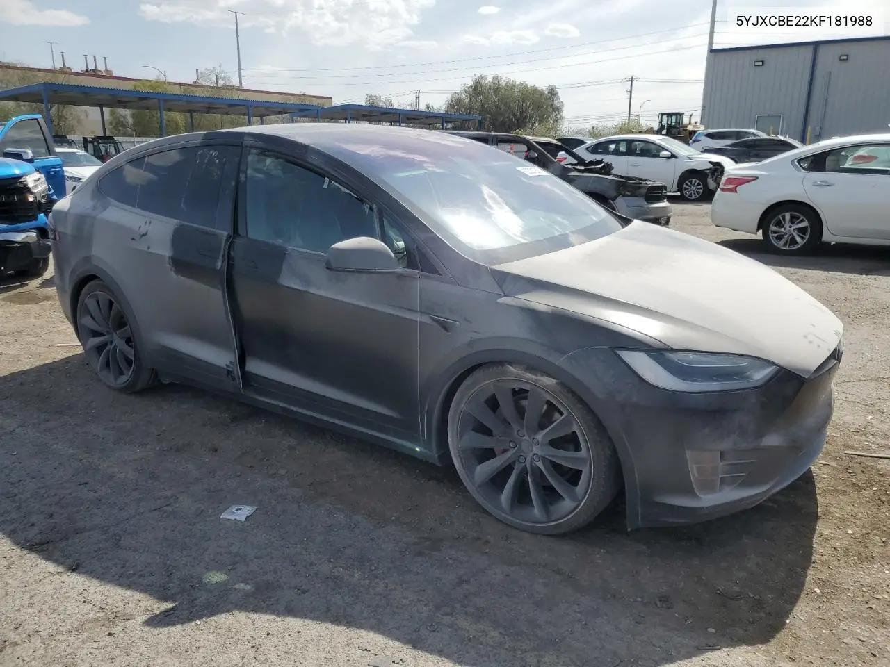 2019 Tesla Model X VIN: 5YJXCBE22KF181988 Lot: 62321265