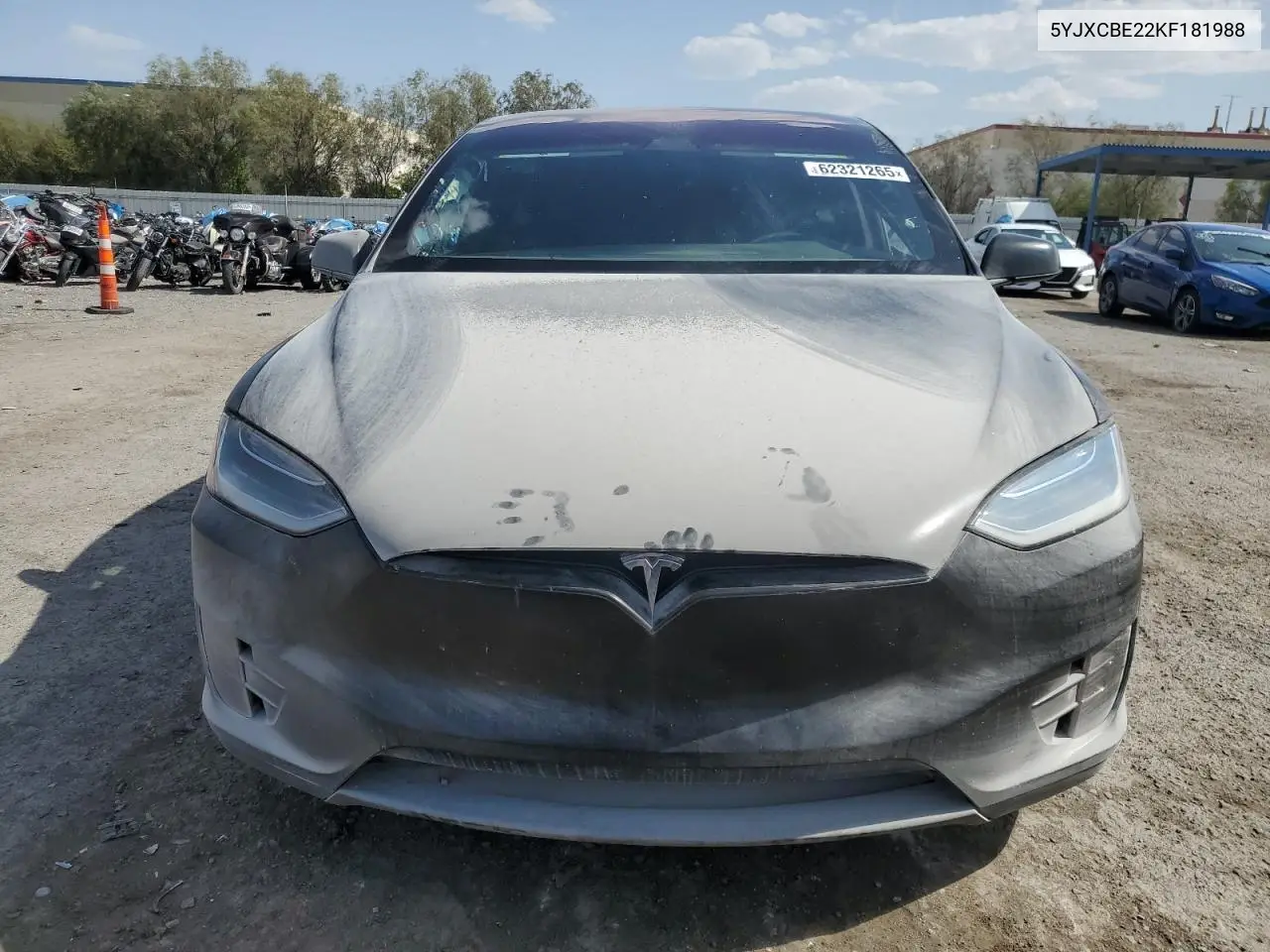 2019 Tesla Model X VIN: 5YJXCBE22KF181988 Lot: 62321265