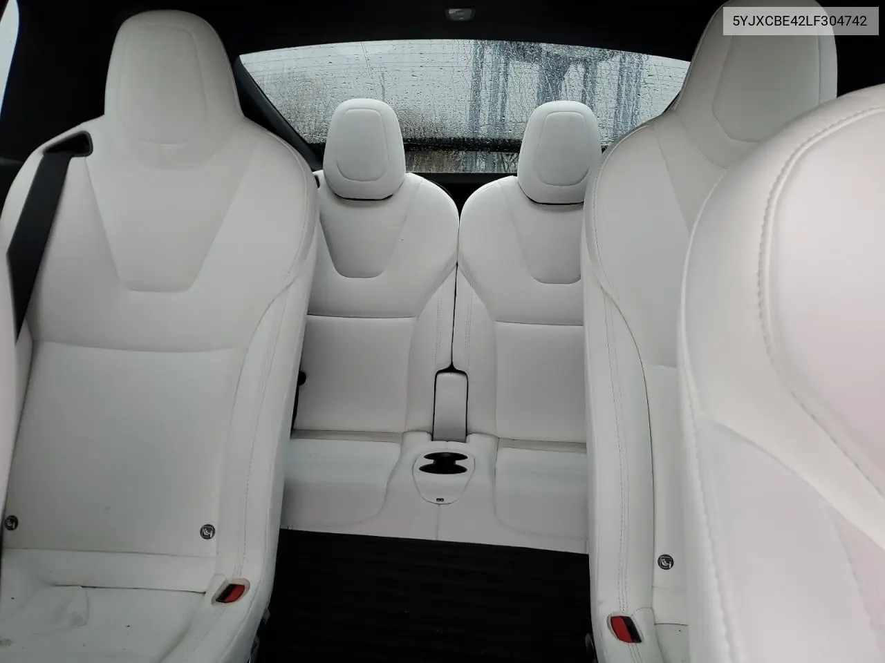 2020 Tesla Model X VIN: 5YJXCBE42LF304742 Lot: 53614825