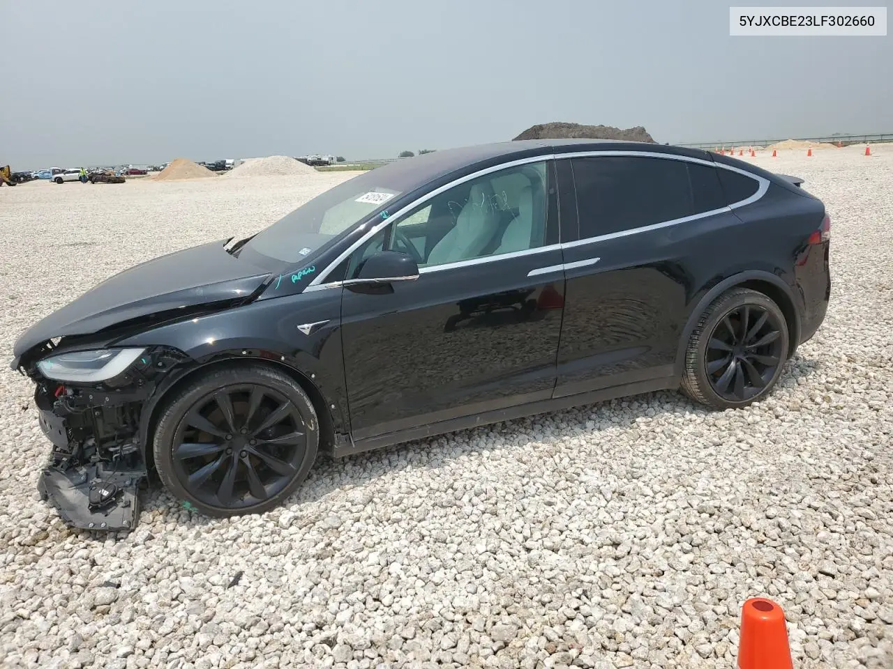 2020 Tesla Model X VIN: 5YJXCBE23LF302660 Lot: 54181524