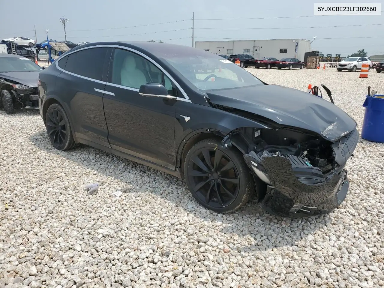 2020 Tesla Model X VIN: 5YJXCBE23LF302660 Lot: 54181524
