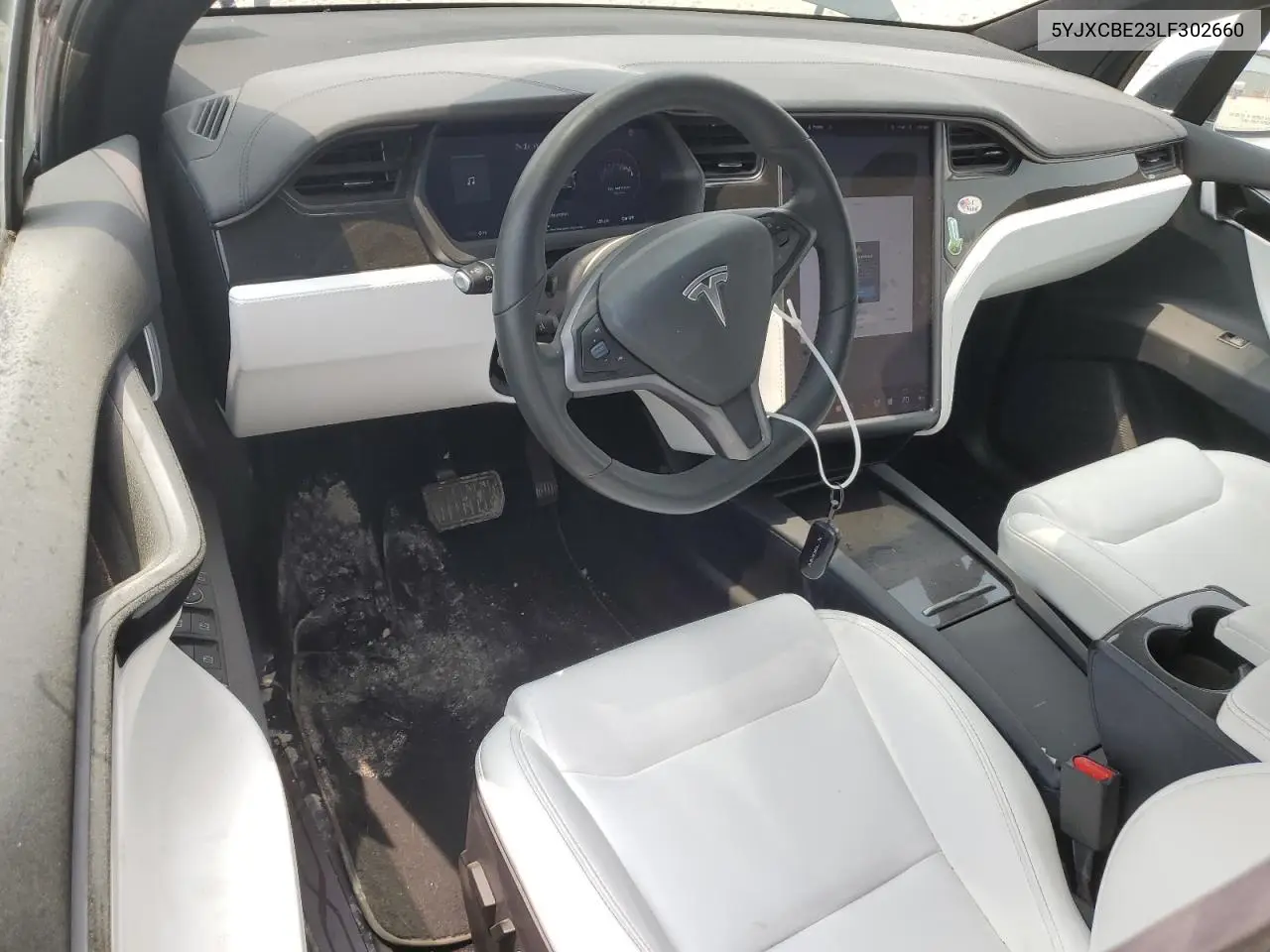 2020 Tesla Model X VIN: 5YJXCBE23LF302660 Lot: 54181524