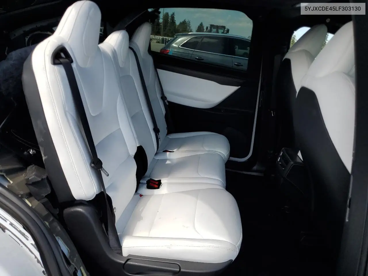 2020 Tesla Model X VIN: 5YJXCDE45LF303130 Lot: 55464665