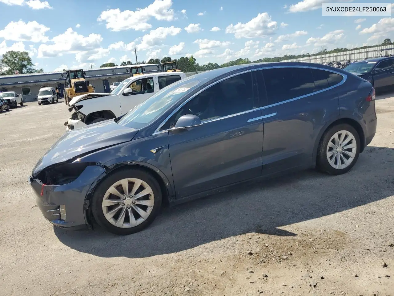 2020 Tesla Model X VIN: 5YJXCDE24LF250063 Lot: 56341935