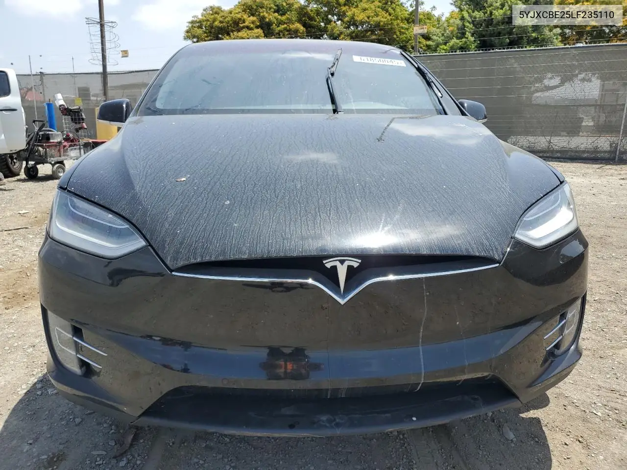 2020 Tesla Model X VIN: 5YJXCBE25LF235110 Lot: 61850045