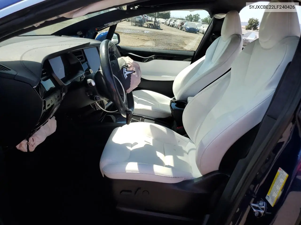 2020 Tesla Model X VIN: 5YJXCBE22LF240426 Lot: 62453085