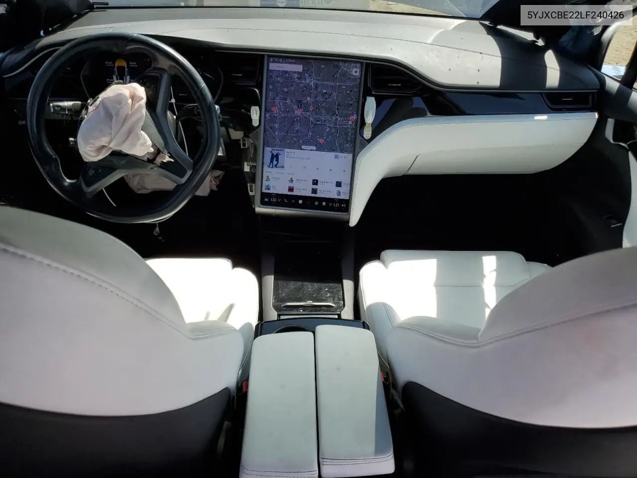 2020 Tesla Model X VIN: 5YJXCBE22LF240426 Lot: 62453085