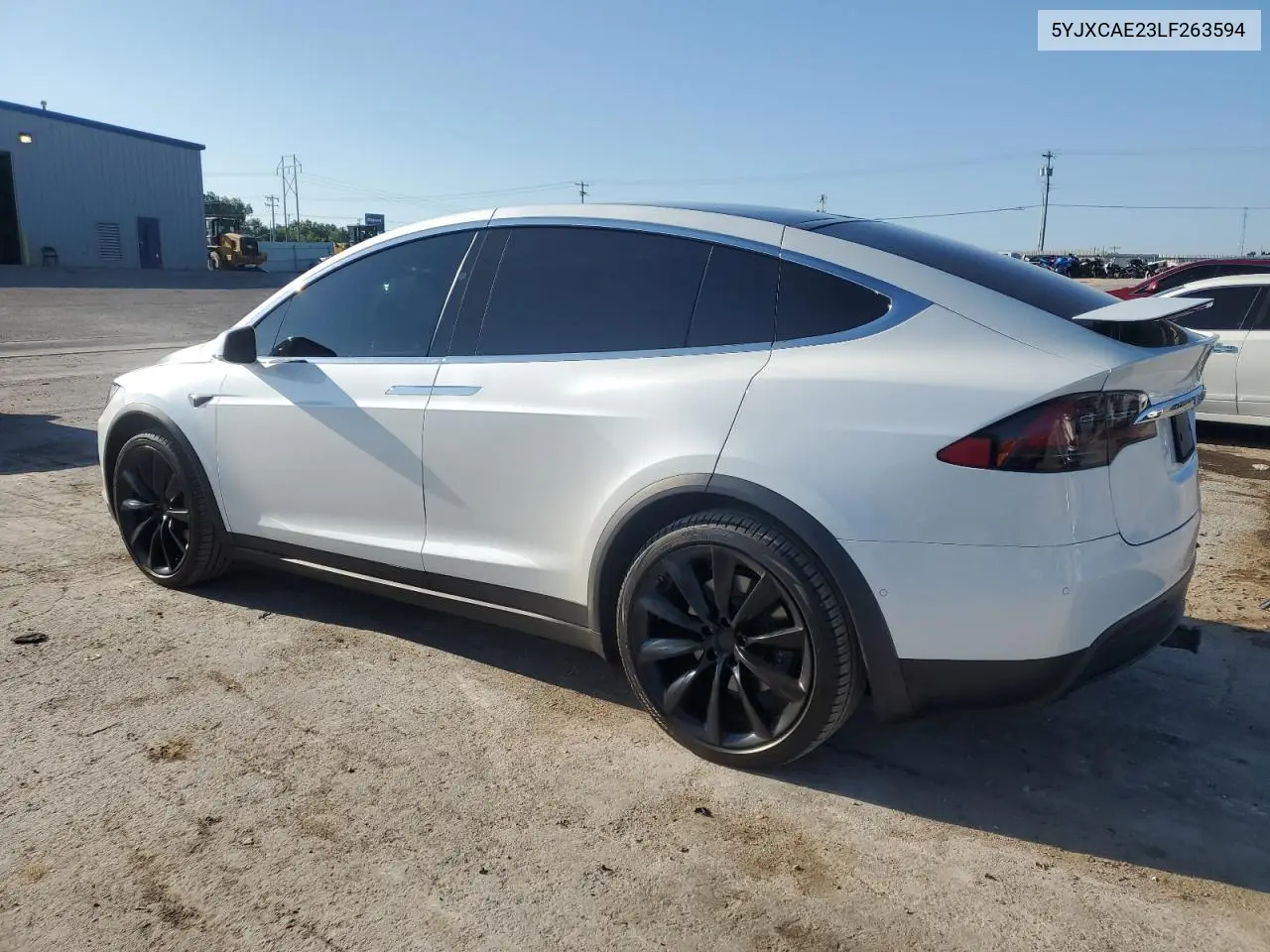 2020 Tesla Model X VIN: 5YJXCAE23LF263594 Lot: 62483375