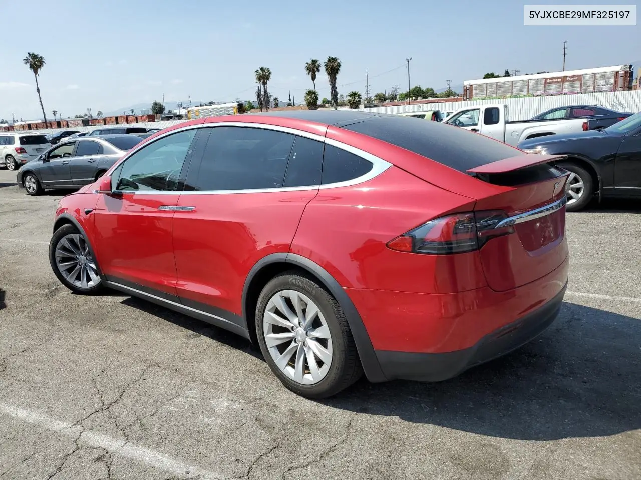 2021 Tesla Model X VIN: 5YJXCBE29MF325197 Lot: 54952935