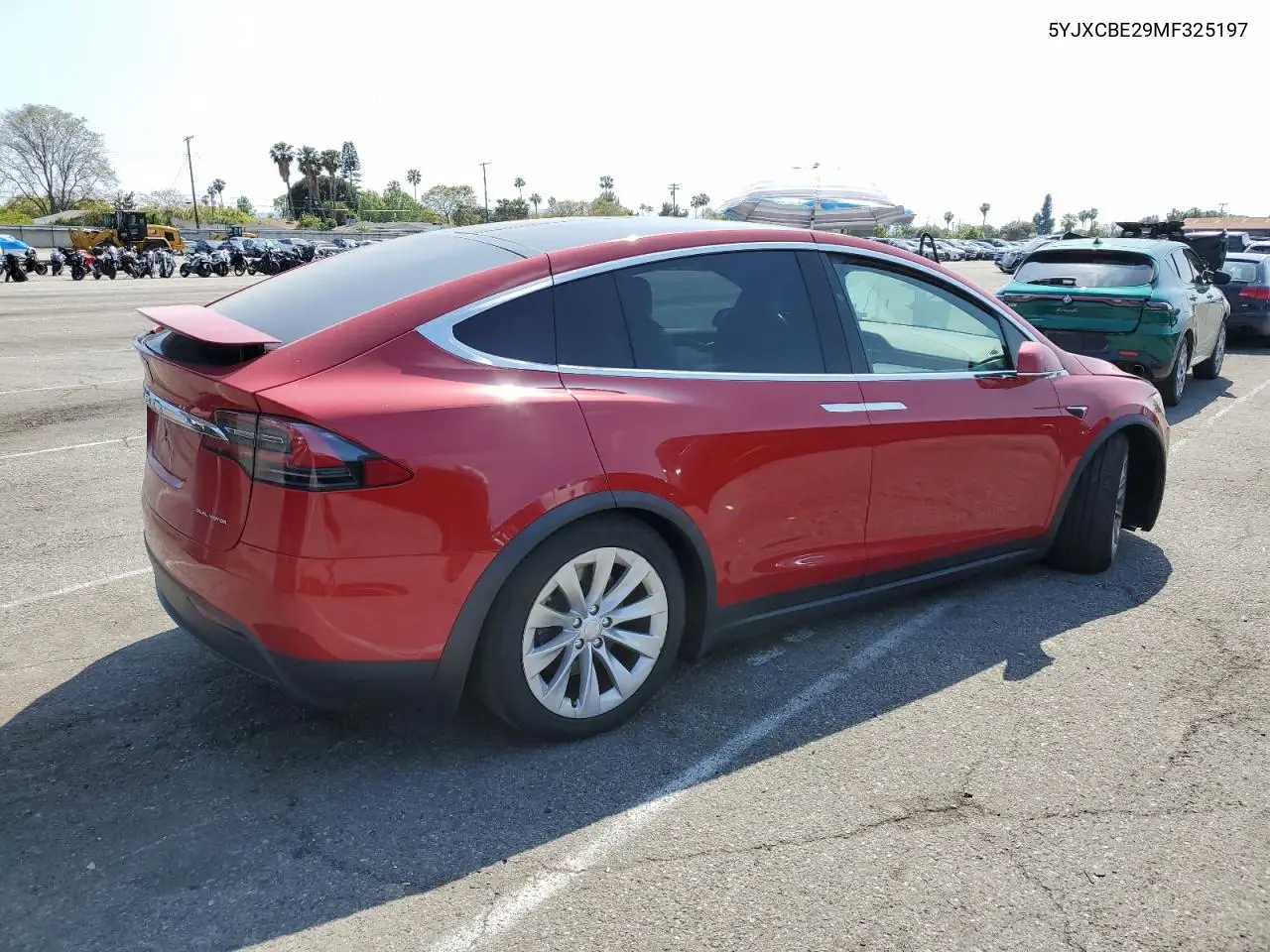 2021 Tesla Model X VIN: 5YJXCBE29MF325197 Lot: 54952935