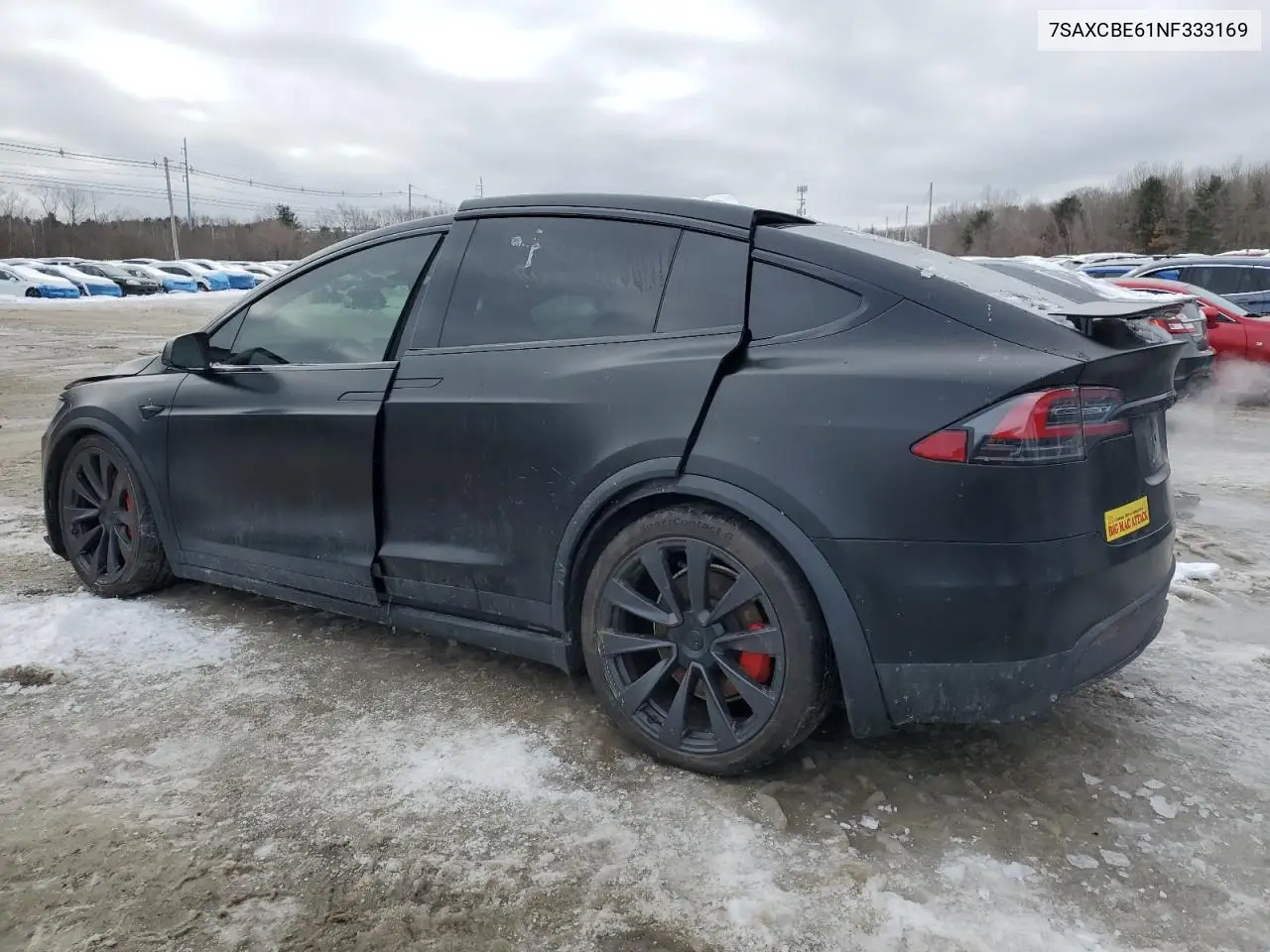 2022 Tesla Model X VIN: 7SAXCBE61NF333169 Lot: 45531545