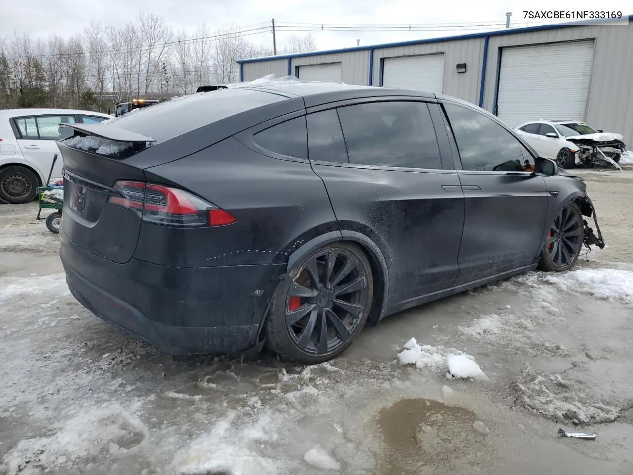 2022 Tesla Model X VIN: 7SAXCBE61NF333169 Lot: 45531545