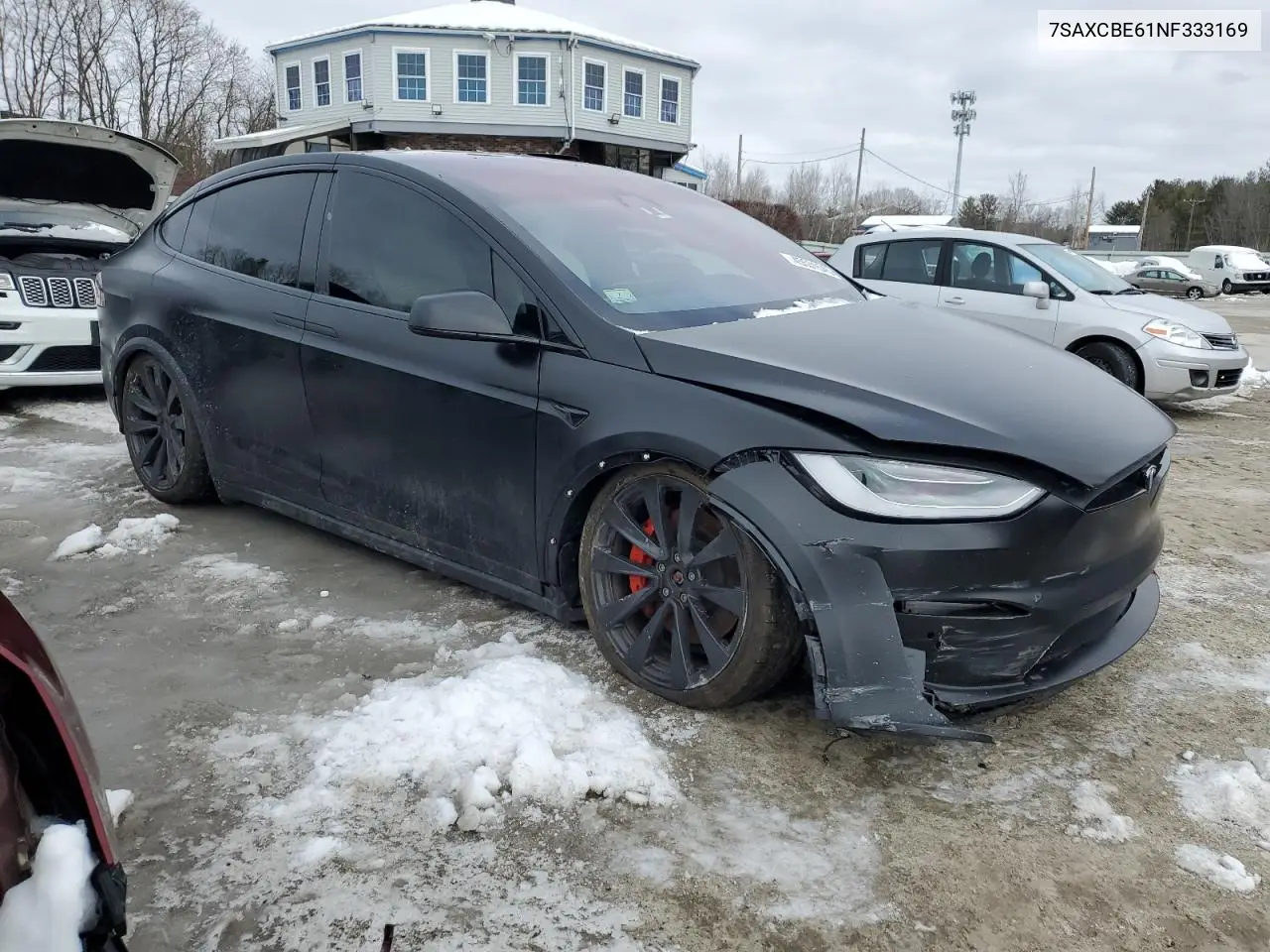 2022 Tesla Model X VIN: 7SAXCBE61NF333169 Lot: 45531545