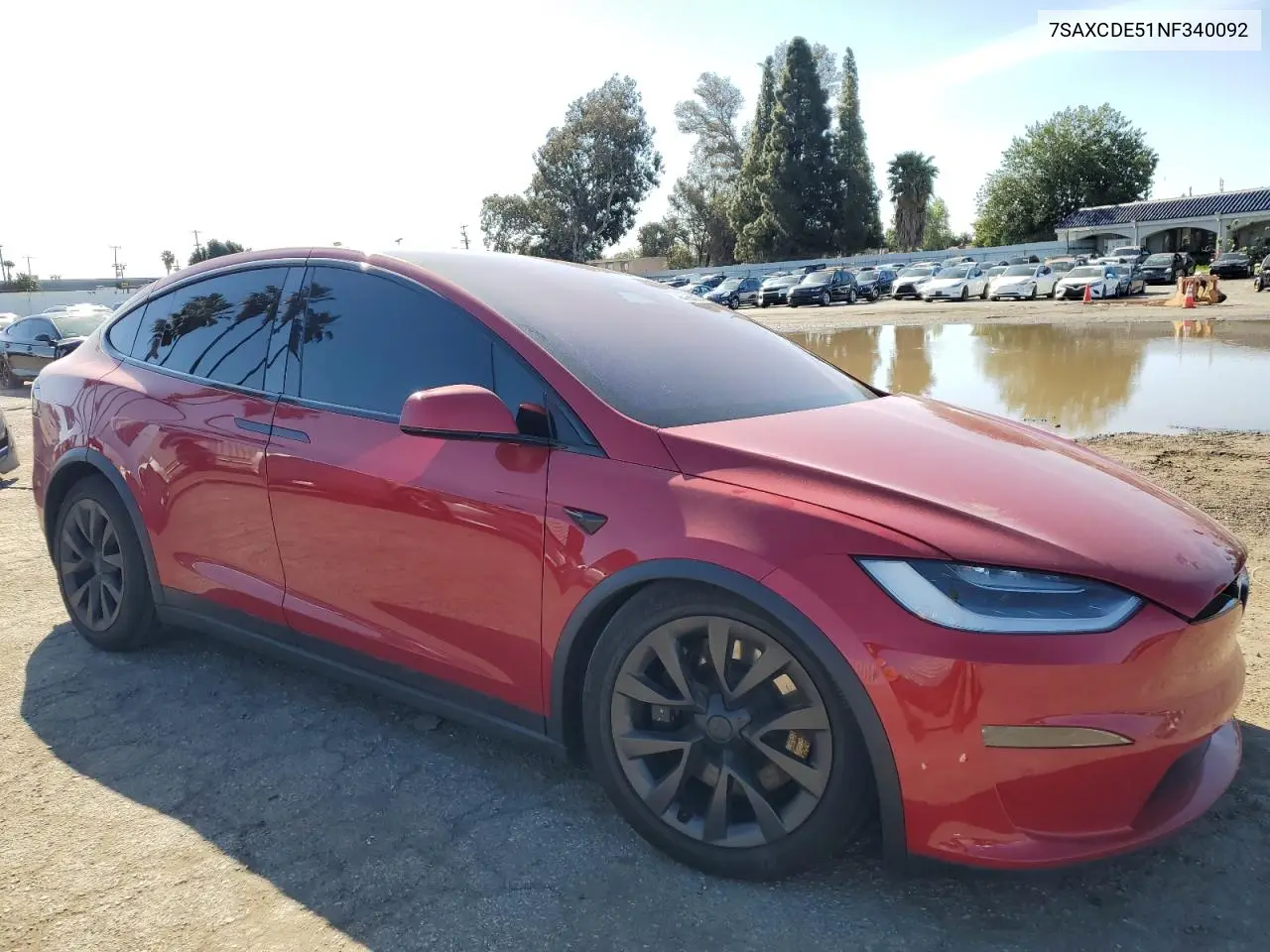 2022 Tesla Model X VIN: 7SAXCDE51NF340092 Lot: 48436405