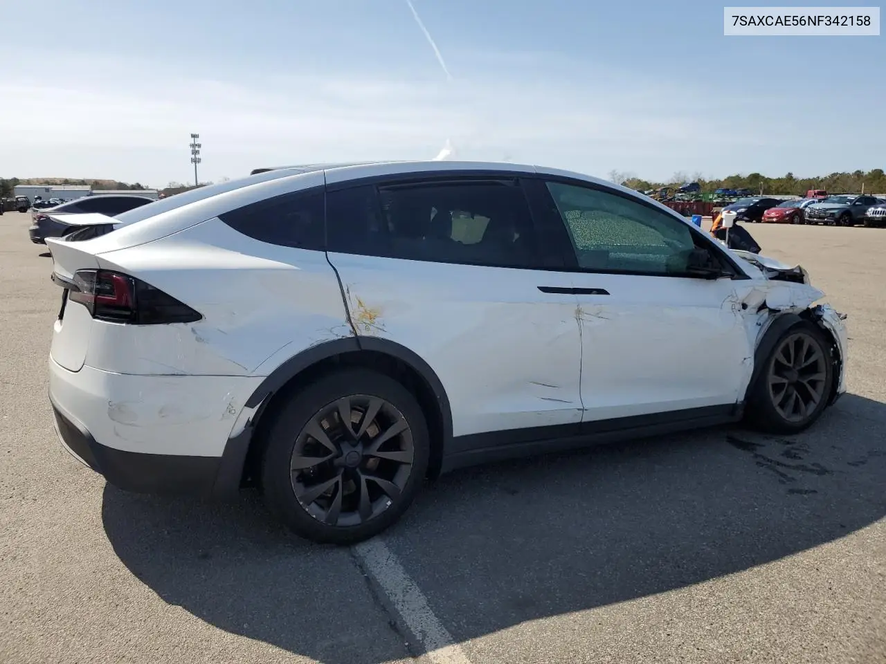 2022 Tesla Model X VIN: 7SAXCAE56NF342158 Lot: 51333725