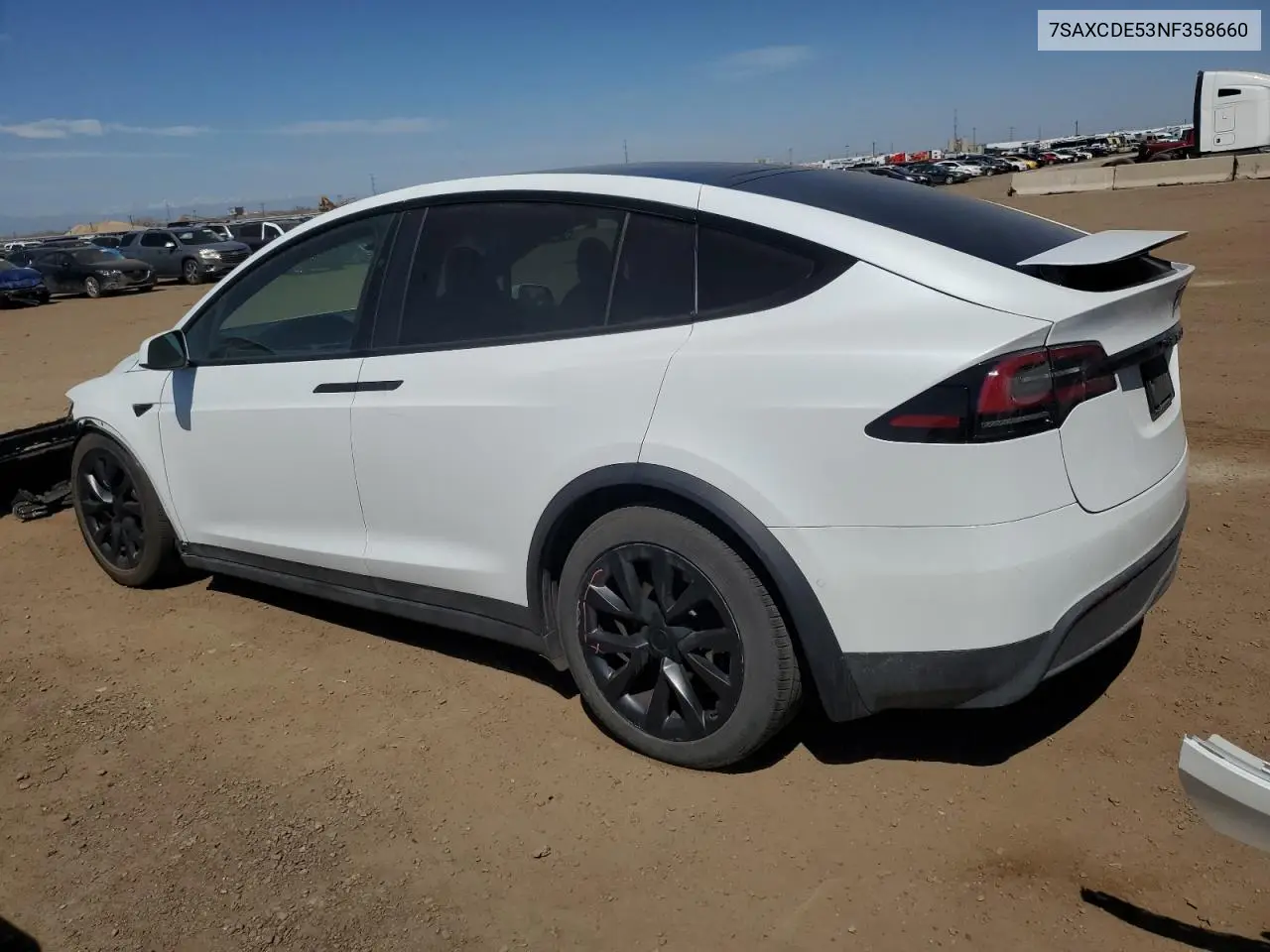 2022 Tesla Model X VIN: 7SAXCDE53NF358660 Lot: 51987275