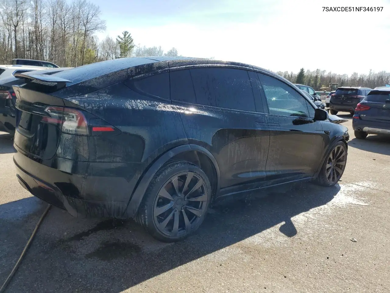 2022 Tesla Model X VIN: 7SAXCDE51NF346197 Lot: 53871265