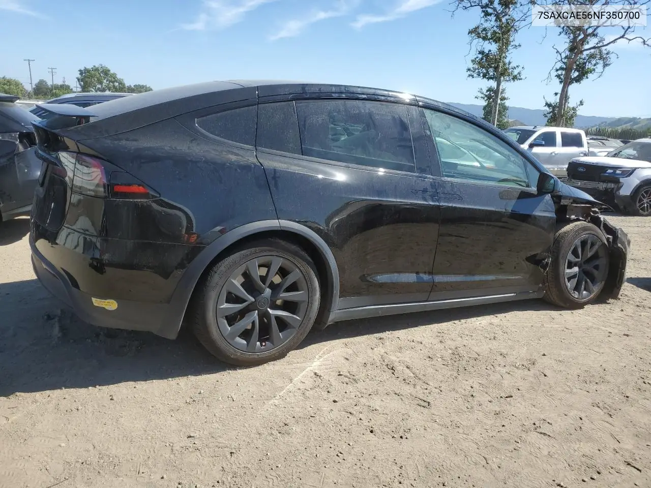 2022 Tesla Model X VIN: 7SAXCAE56NF350700 Lot: 56210705