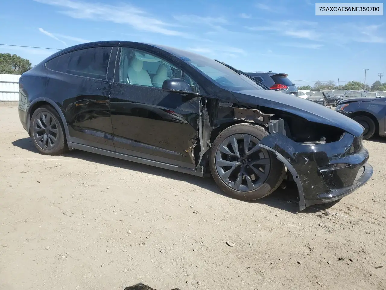 2022 Tesla Model X VIN: 7SAXCAE56NF350700 Lot: 56210705