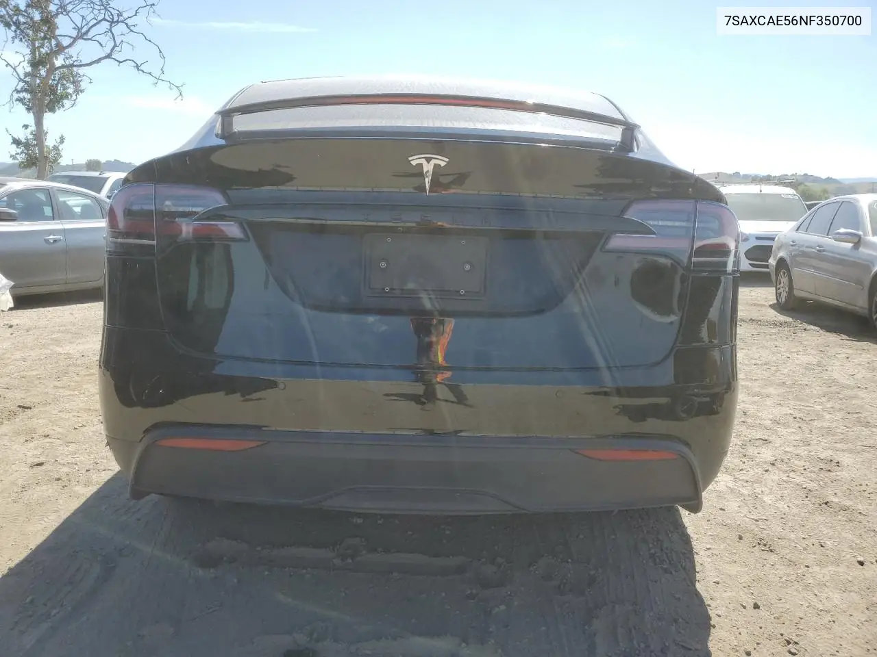 2022 Tesla Model X VIN: 7SAXCAE56NF350700 Lot: 56210705