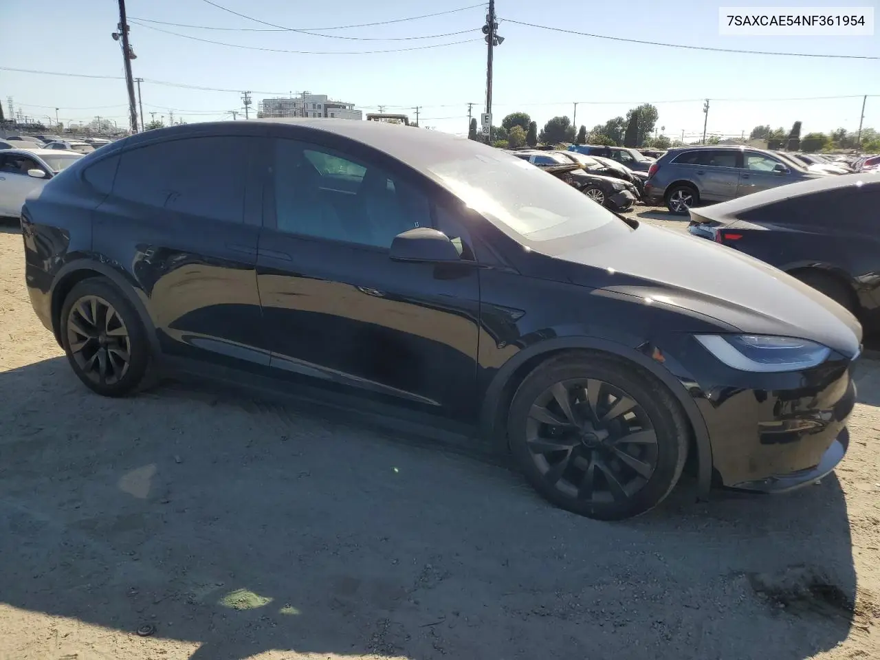 2022 Tesla Model X VIN: 7SAXCAE54NF361954 Lot: 56475335