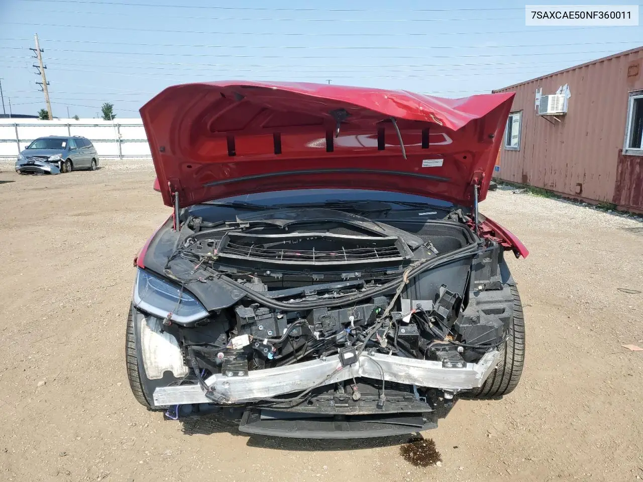 2022 Tesla Model X VIN: 7SAXCAE50NF360011 Lot: 60515945