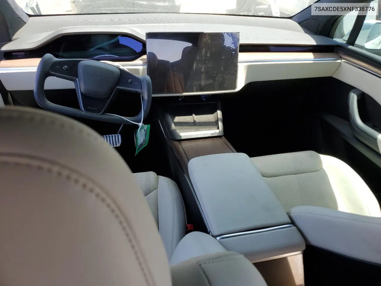2022 Tesla Model X VIN: 7SAXCDE5XNF338776 Lot: 61865365