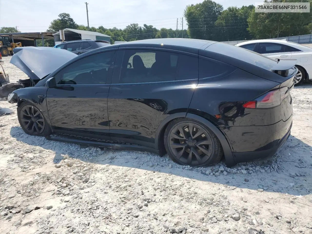 2022 Tesla Model X VIN: 7SAXCBE66NF331546 Lot: 62337835