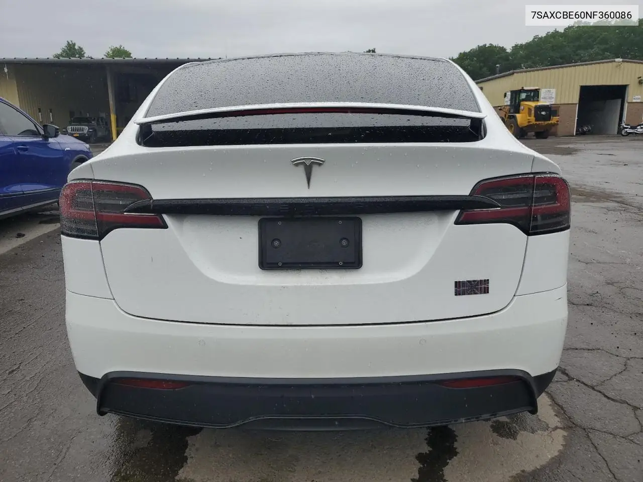 2022 Tesla Model X VIN: 7SAXCBE60NF360086 Lot: 62696045