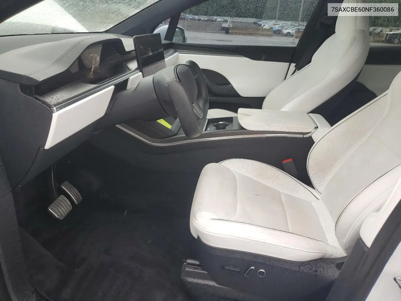 2022 Tesla Model X VIN: 7SAXCBE60NF360086 Lot: 62696045