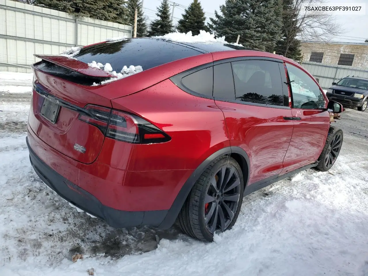 2023 Tesla Model X VIN: 7SAXCBE63PF391027 Lot: 44710895