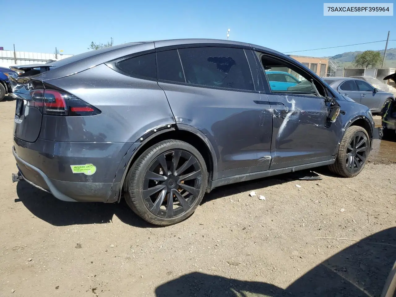 2023 Tesla Model X VIN: 7SAXCAE58PF395964 Lot: 50289865