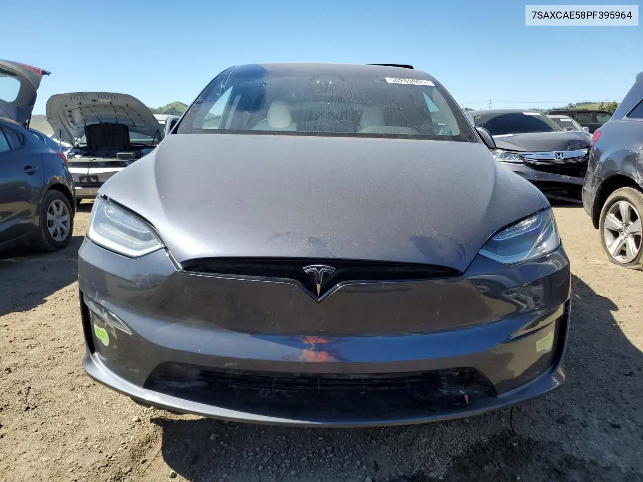 2023 Tesla Model X VIN: 7SAXCAE58PF395964 Lot: 50289865