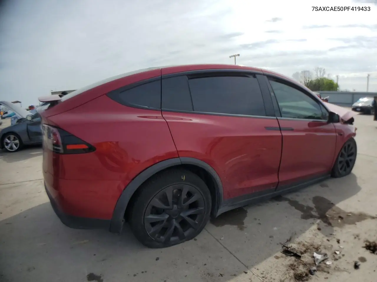 2023 Tesla Model X VIN: 7SAXCAE50PF419433 Lot: 50645565