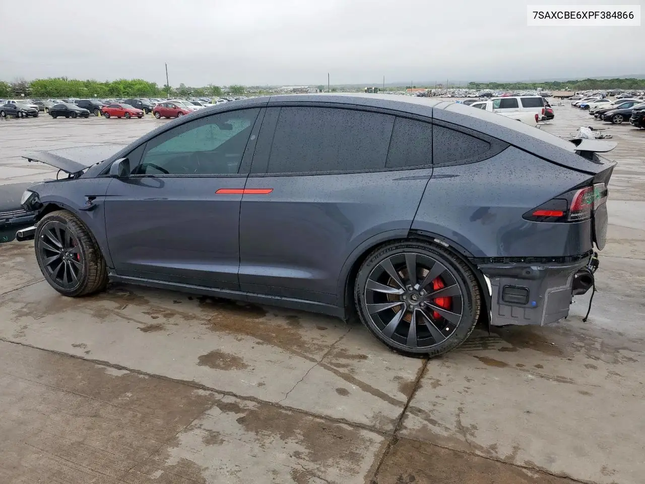 2023 Tesla Model X VIN: 7SAXCBE6XPF384866 Lot: 50728495