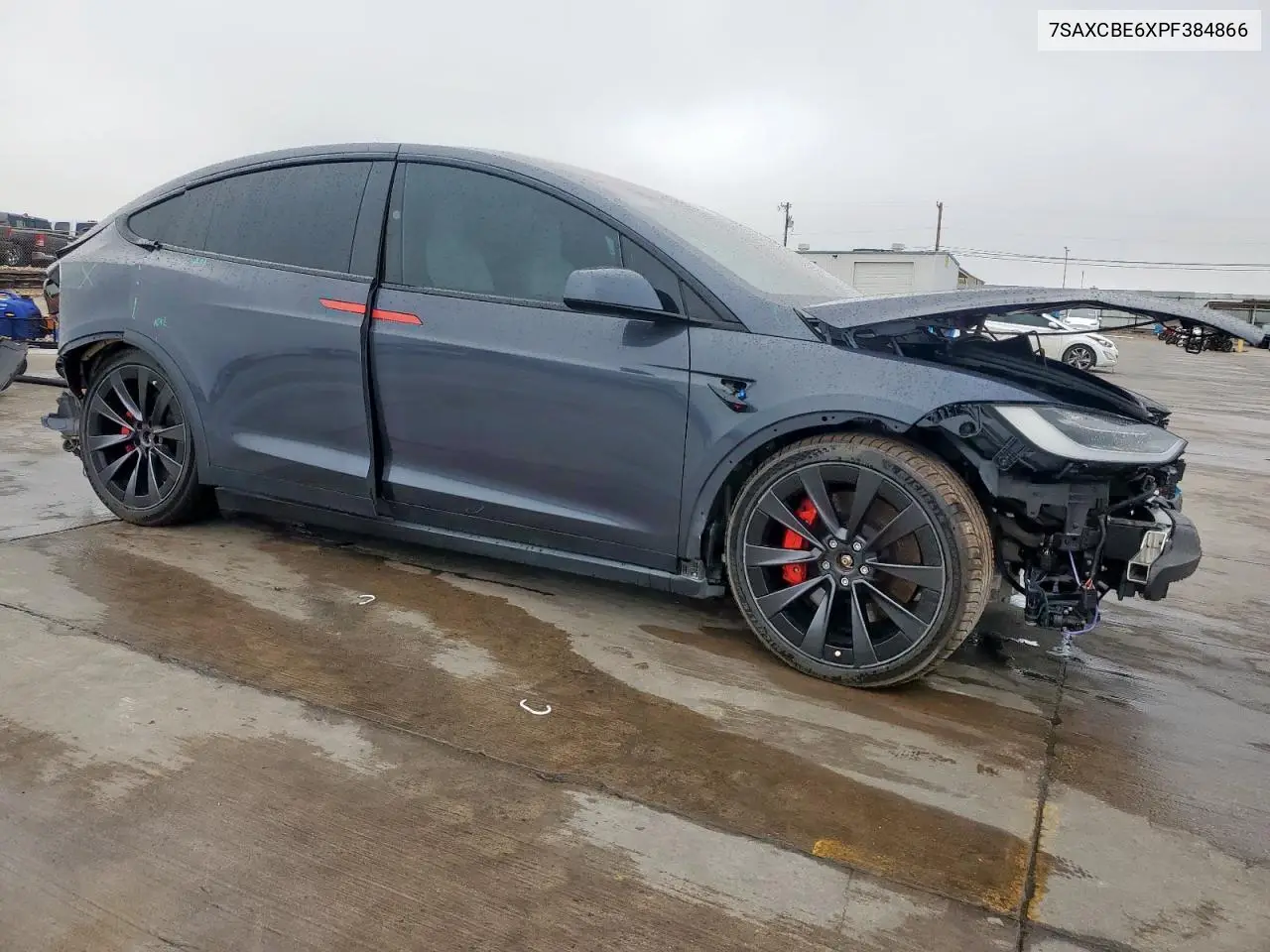2023 Tesla Model X VIN: 7SAXCBE6XPF384866 Lot: 50728495
