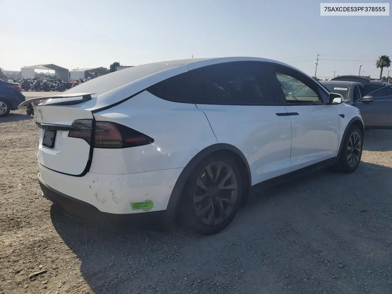 2023 Tesla Model X VIN: 7SAXCDE53PF378555 Lot: 61591855
