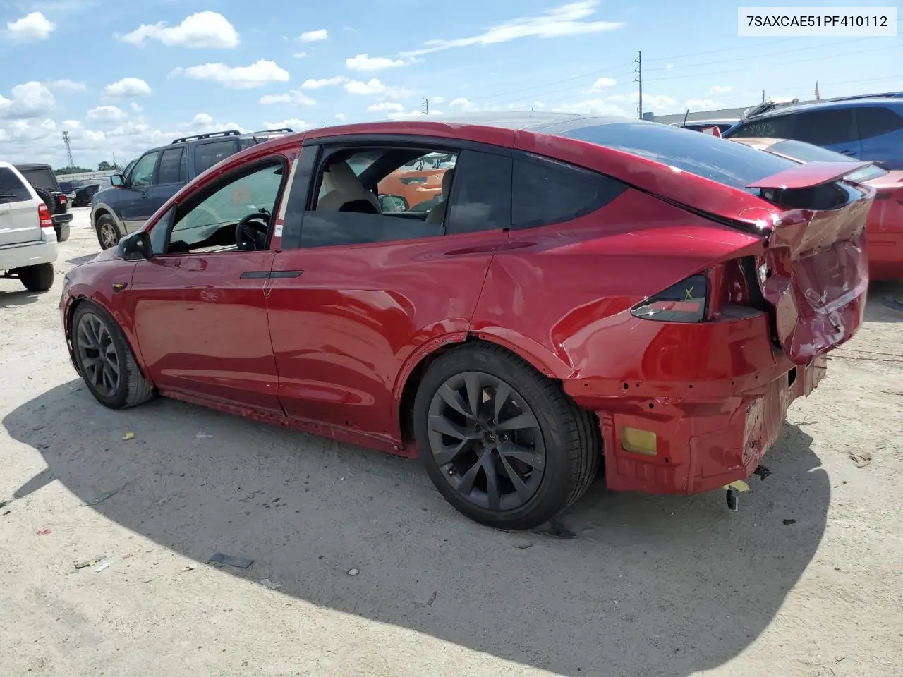 2023 Tesla Model X VIN: 7SAXCAE51PF410112 Lot: 61746045