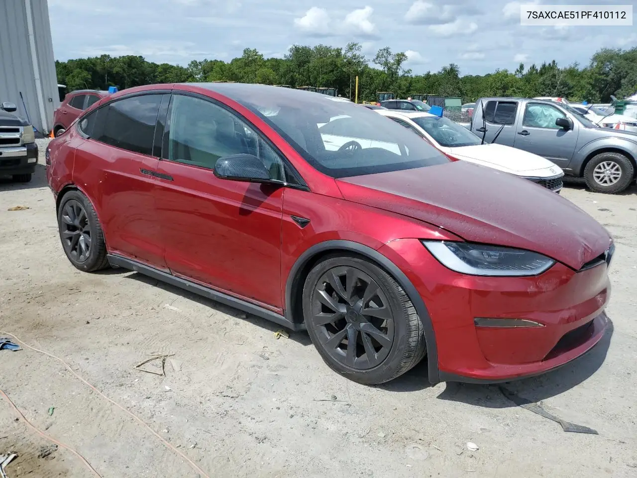 2023 Tesla Model X VIN: 7SAXCAE51PF410112 Lot: 61746045