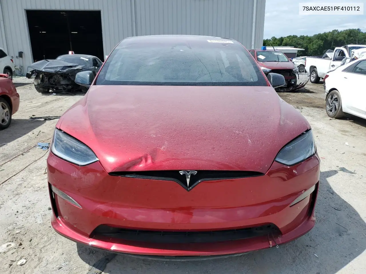 2023 Tesla Model X VIN: 7SAXCAE51PF410112 Lot: 61746045