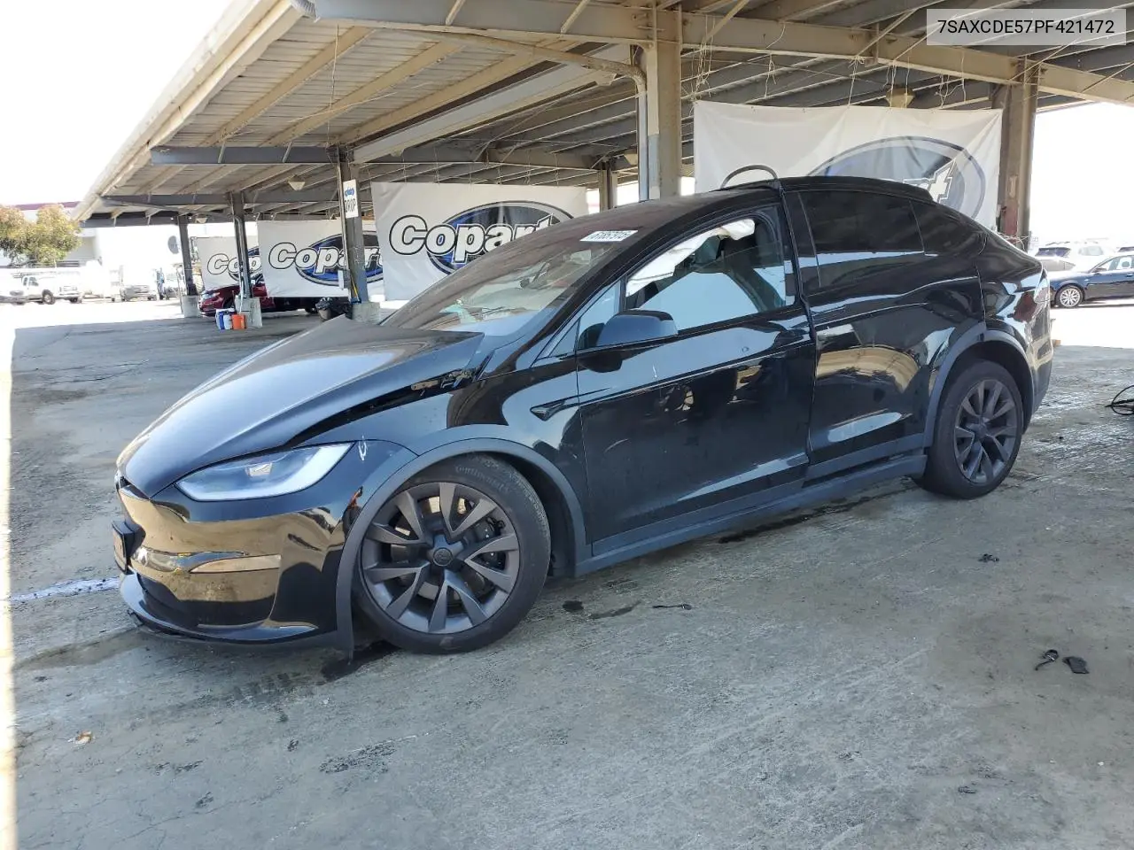2023 Tesla Model X VIN: 7SAXCDE57PF421472 Lot: 61857915